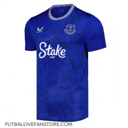 Everton Michael Keane #5 Domáci futbalový dres 2024-25 Krátky Rukáv Everton Michael Keane #5 Domáci futbalový dres 2024-25 Krátky Rukáv